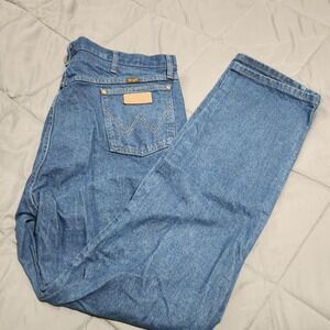 Wrangler‎ Jeans Men's 42x34 High Rise Cowboy Cut 13MWZPW Blue Denim Pants